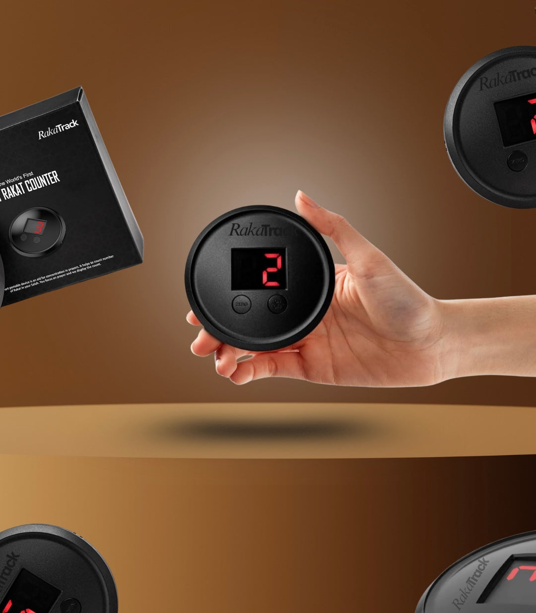 Prayer Sajda Rakaat Counter Magnetic Attraction COUNTER Muslim Prayer Infrared Sensing Islamic Gift Electronic Tasbih Counter